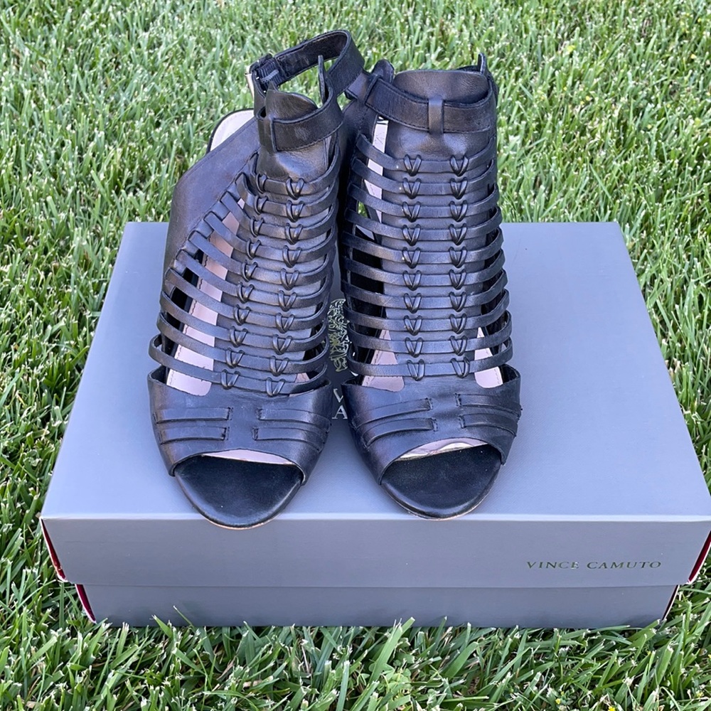 Vince Camuto heeled leather sandals